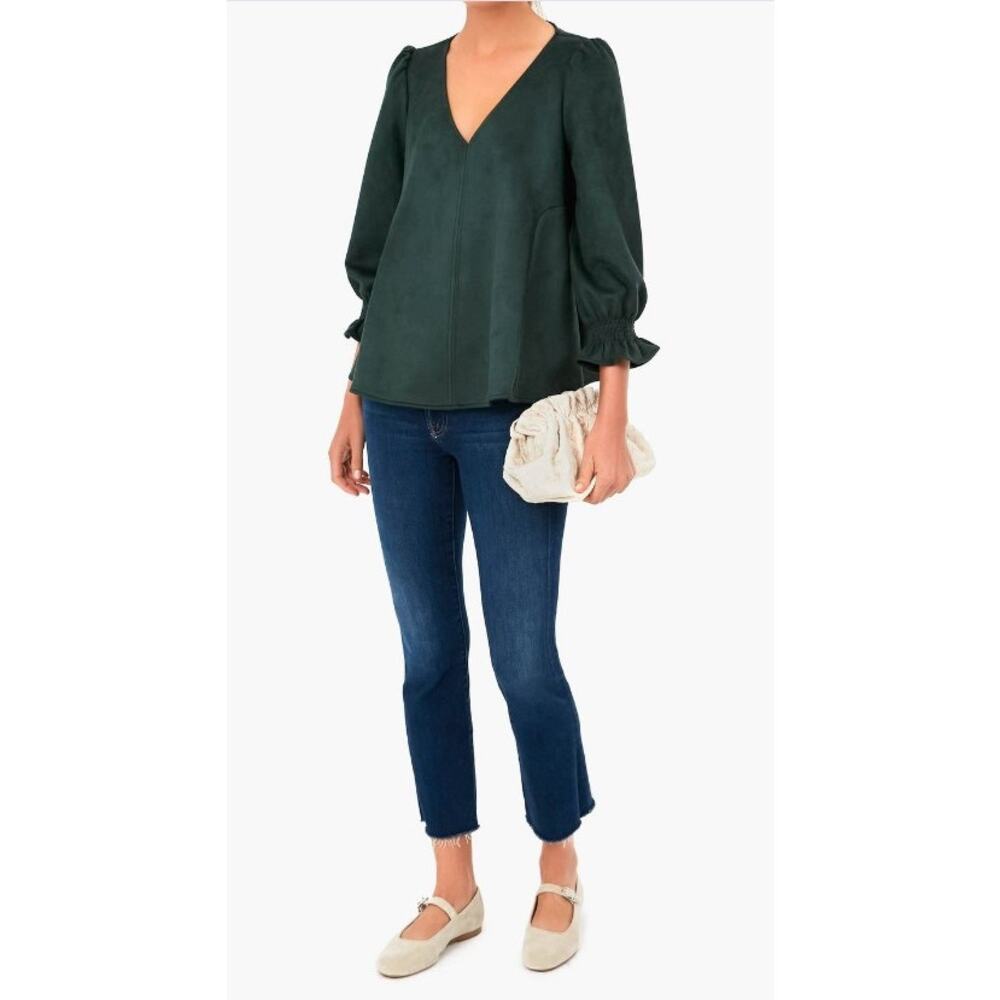 Tuckernuck Suede Easton Top - Malachite - Picture 12 of 12